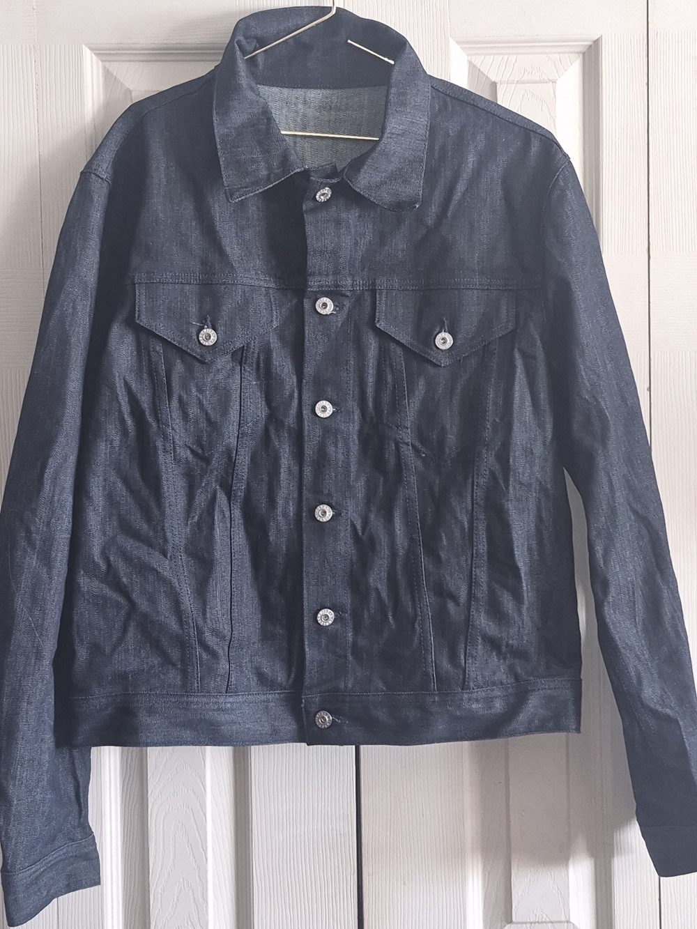 women's vintage blue jean jacket